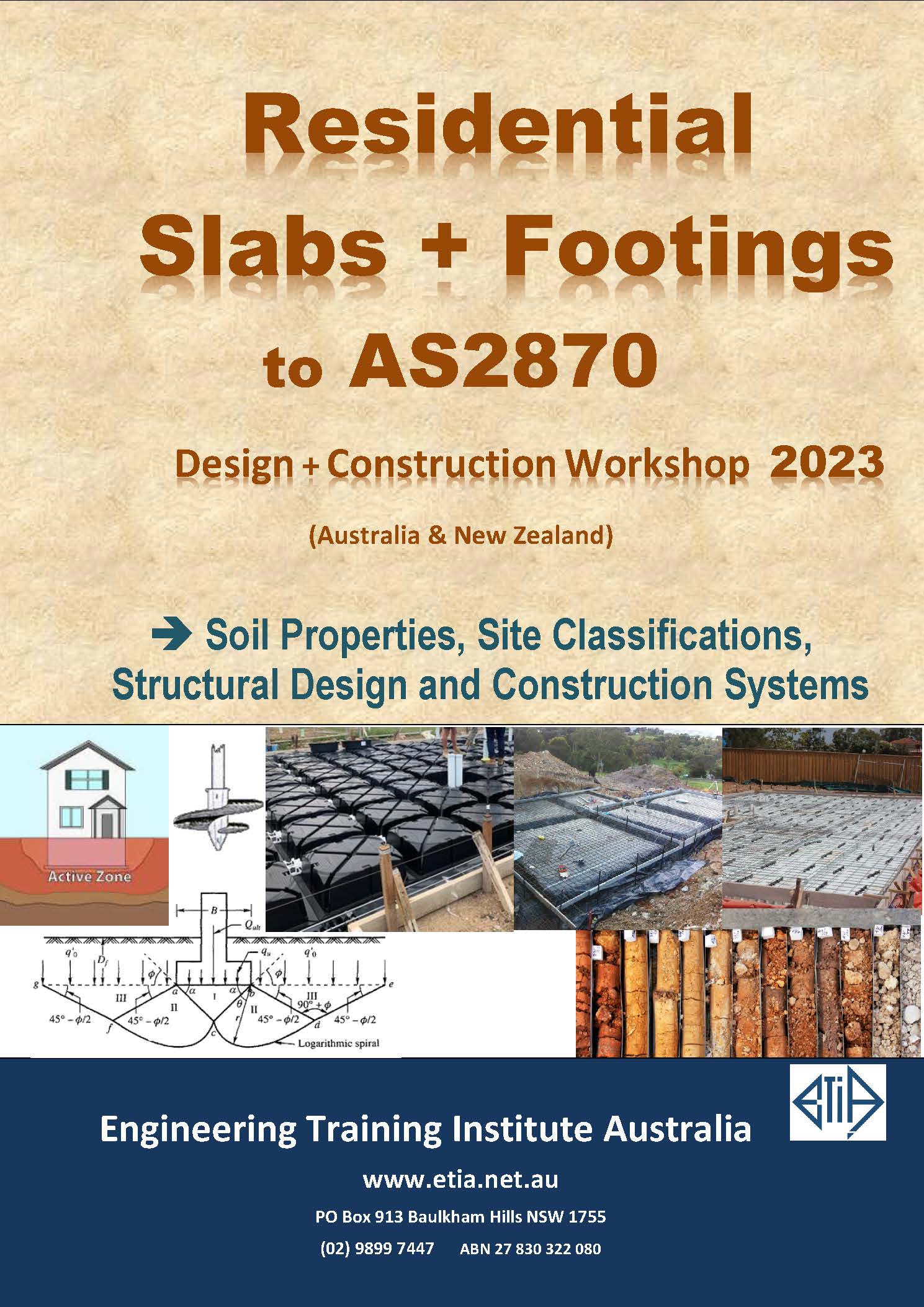 2023 COURSE NOTES - Residential Slabs and Footings Design Workshop